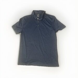 Alfani Men’s Stretch Polo Shirt - Navy Blue - Size S